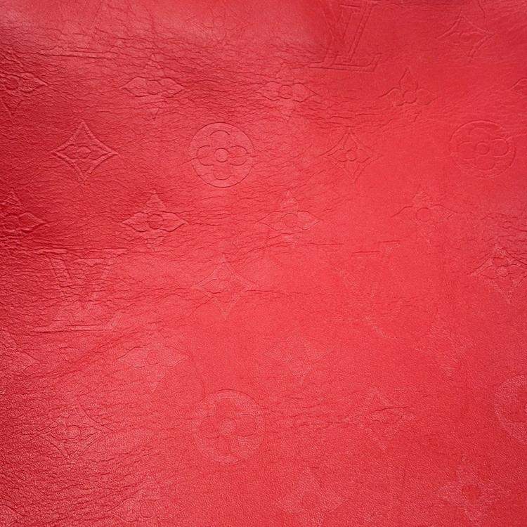 Pre Owned Louis Vuitton Very Zip Tote Ruby Monogram Leather Handbag