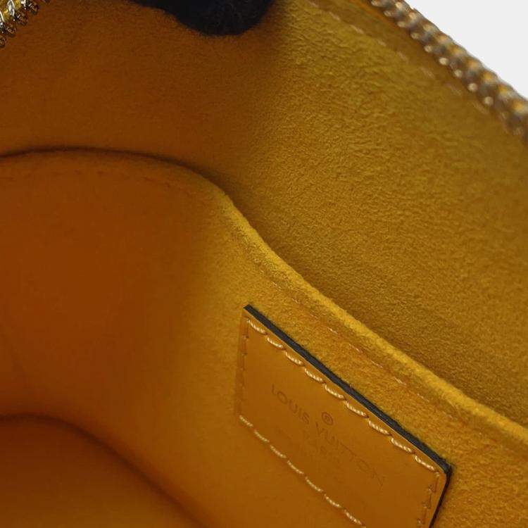 Pre Owned Louis Vuitton Alma Mini Citron Epi Leather Chain Bag