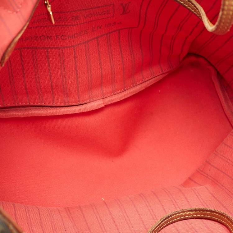 Pre Owned Louis Vuitton Monogram Canvas Cities V Neverfull MM Bag