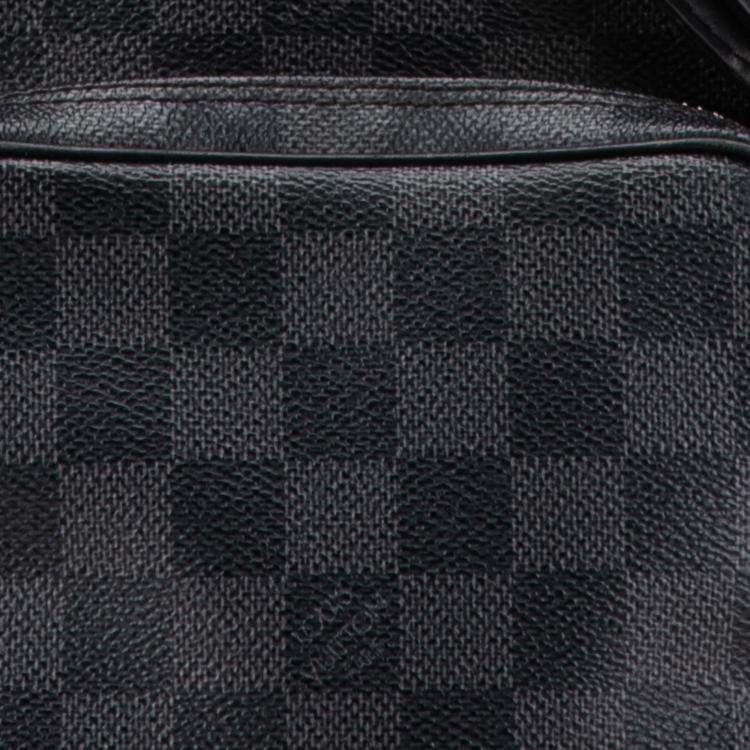 مملوكة مسبقًا Louis Vuitton Black Damier Graphite Rem