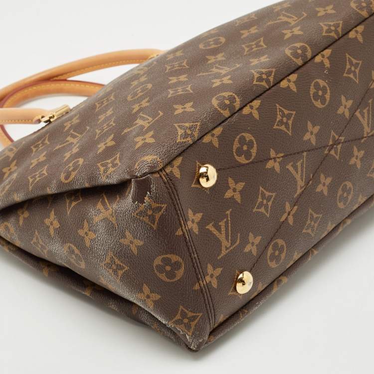Pre Owned Louis Vuitton Cerise Monogram Canvas Pallas MM Bag