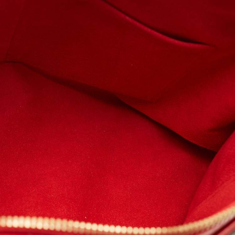 Pre Owned Louis Vuitton Cerise Monogram Canvas Pallas MM Bag