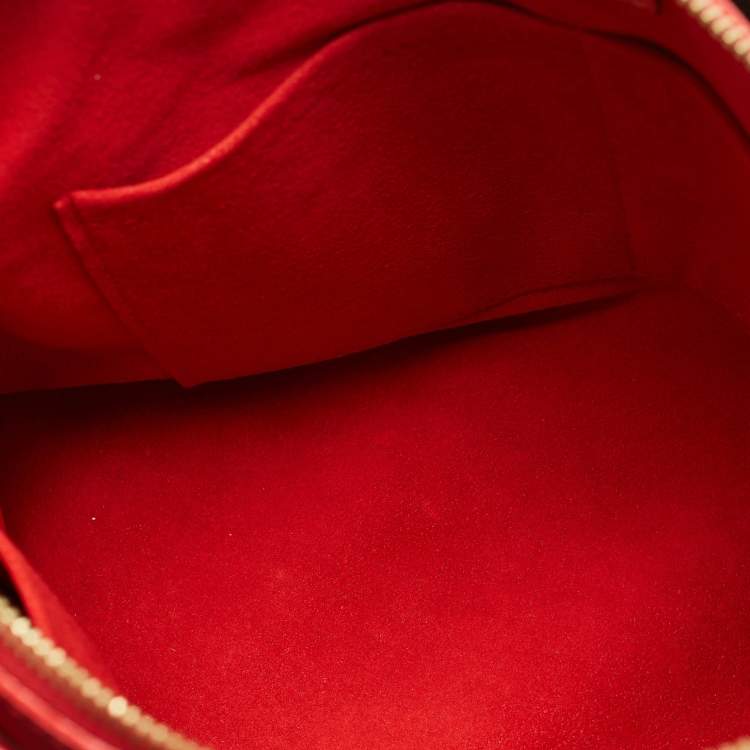 Pre Owned Louis Vuitton Cerise Monogram Canvas Pallas MM Bag