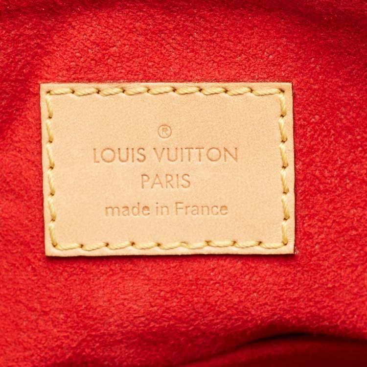 Pre Owned Louis Vuitton Cerise Monogram Canvas Pallas MM Bag