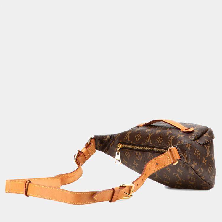 Pre Owned Louis Vuitton Brown Monogram Bumbag