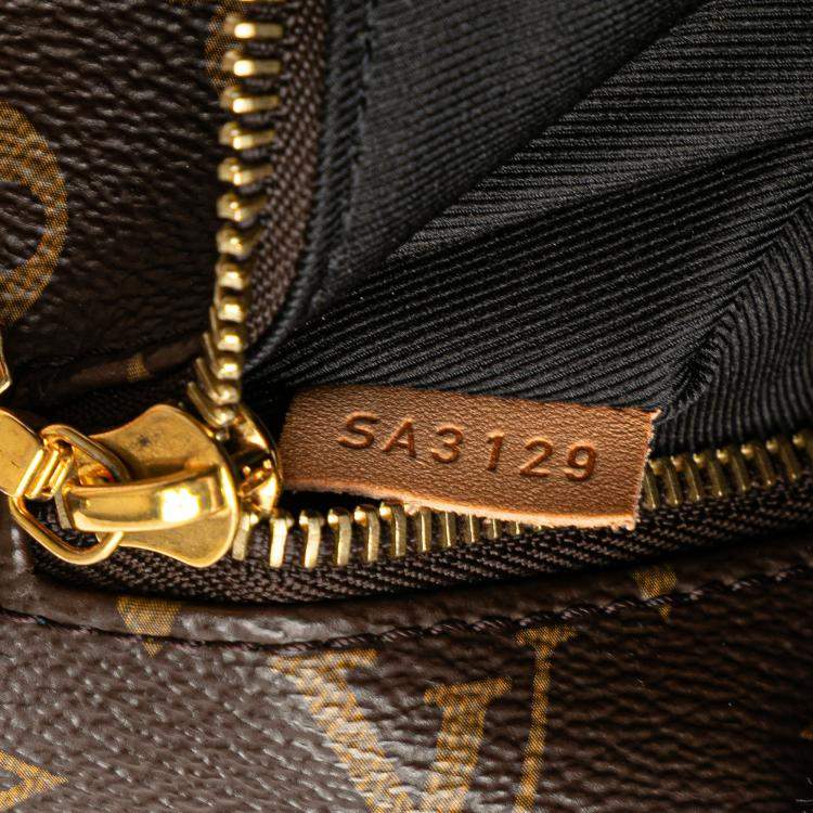 Pre Owned Louis Vuitton Brown Monogram Bumbag