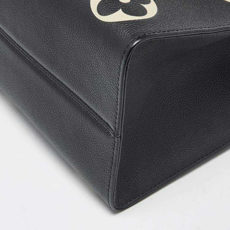 Pre Owned Louis Vuitton Bicolour Monogram Empreinte Leather OnTheGo MM Bag