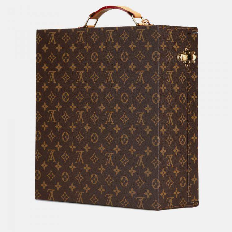 Pre Owned Louis Vuitton Brown Monogram Boite Vin 1 Bouteille