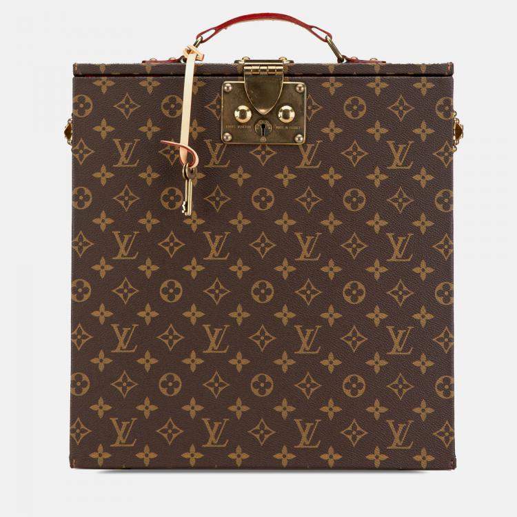 Pre Owned Louis Vuitton Brown Monogram Boite Vin 1 Bouteille