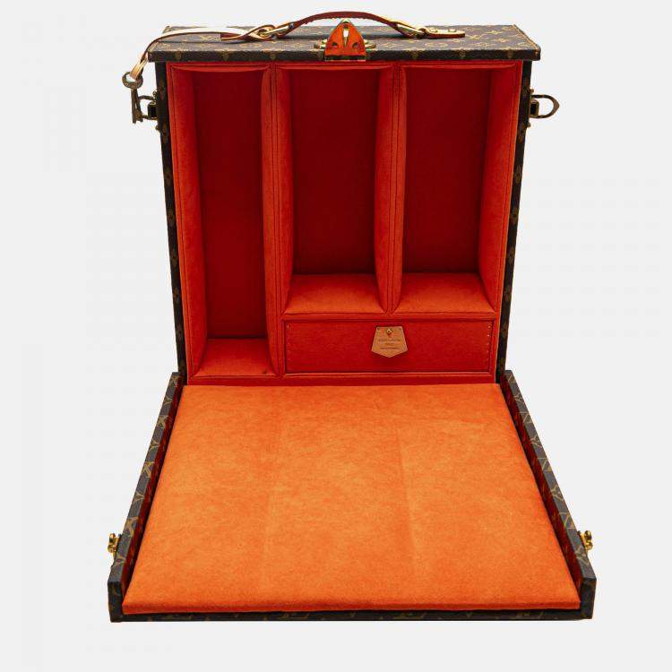 Pre Owned Louis Vuitton Brown Monogram Boite Vin 1 Bouteille