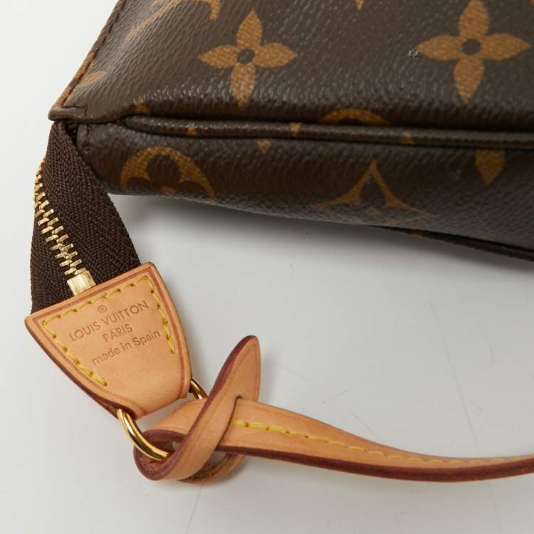 Pre Owned Louis Vuitton Monogram Canvas Pochette Accessoires Bag