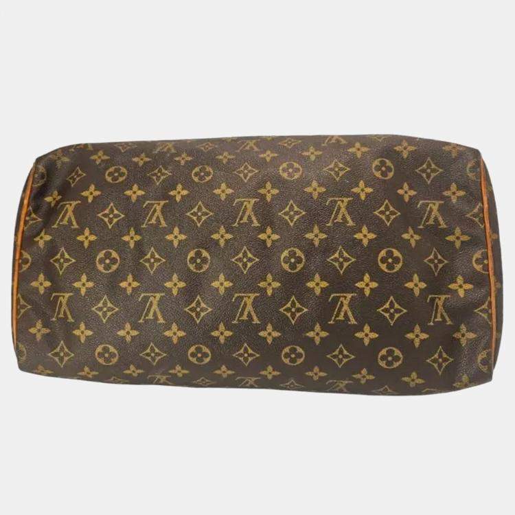 Pre Owned Louis Vuitton Speedy 40 Monogram Canvas Shoulder Bag