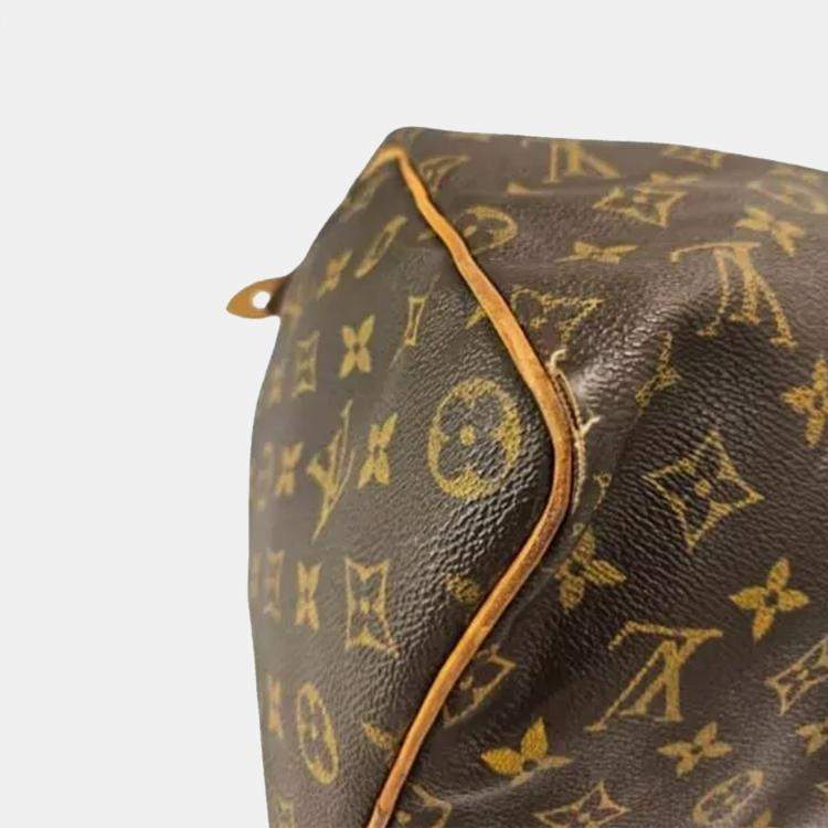 Pre Owned Louis Vuitton Speedy 40 Monogram Canvas Shoulder Bag