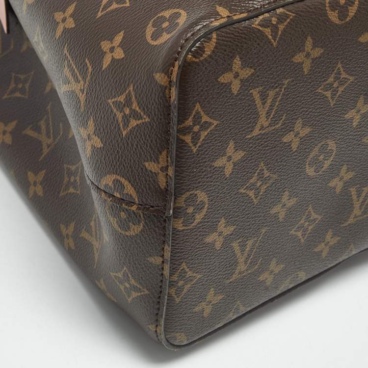 Pre Owned Louis Vuitton Rose Poudre Monogram Canvas NeoNoe Bag