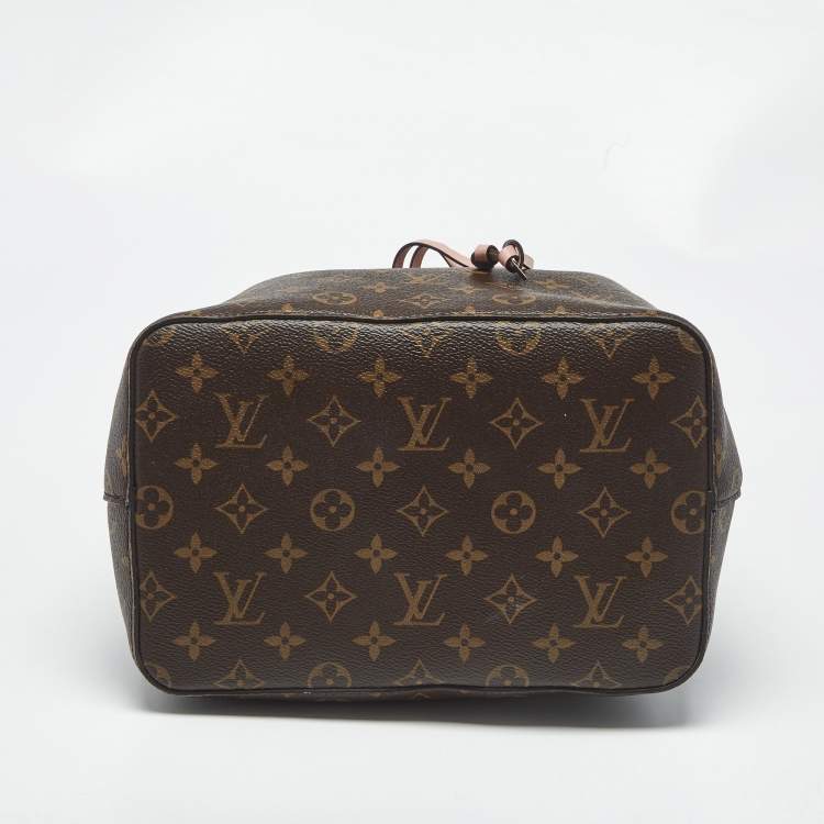 Pre Owned Louis Vuitton Rose Poudre Monogram Canvas NeoNoe Bag