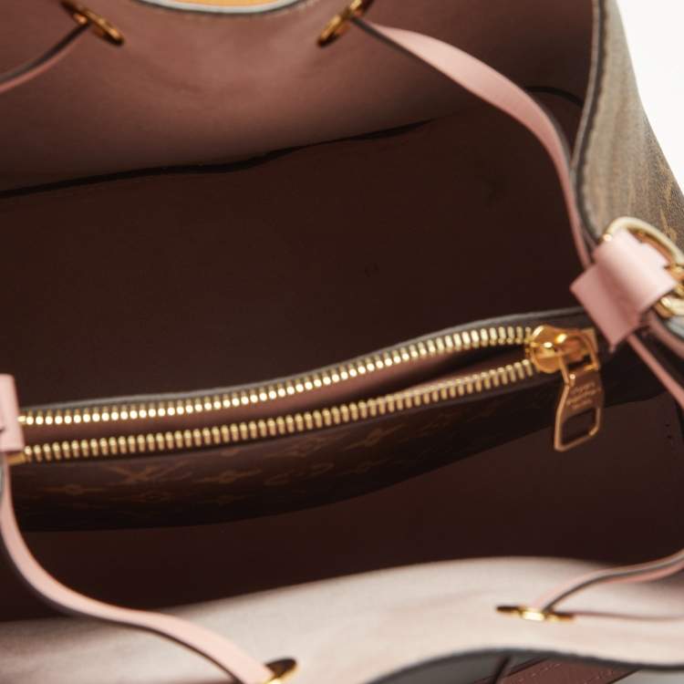 Pre Owned Louis Vuitton Rose Poudre Monogram Canvas NeoNoe Bag