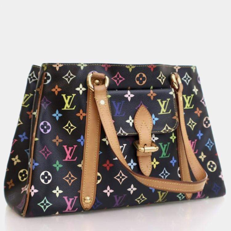 Pre Owned Louis Vuitton Aurelia MM Vintage Multicolor Monogram Canvas Tote Bag