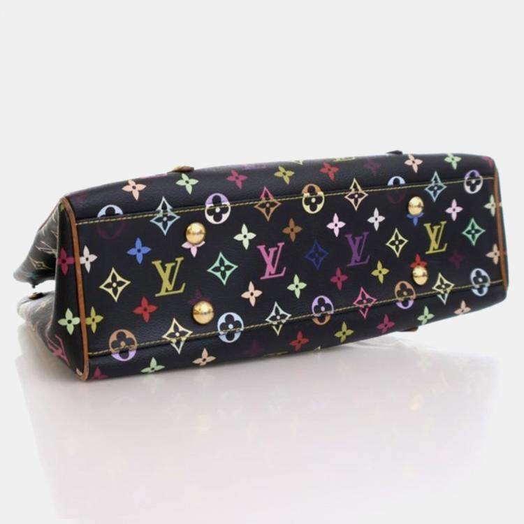 Pre Owned Louis Vuitton Aurelia MM Vintage Multicolor Monogram Canvas Tote Bag