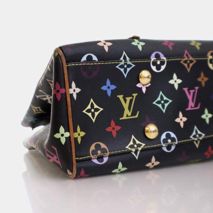 Pre Owned Louis Vuitton Aurelia MM Vintage Multicolor Monogram Canvas Tote Bag
