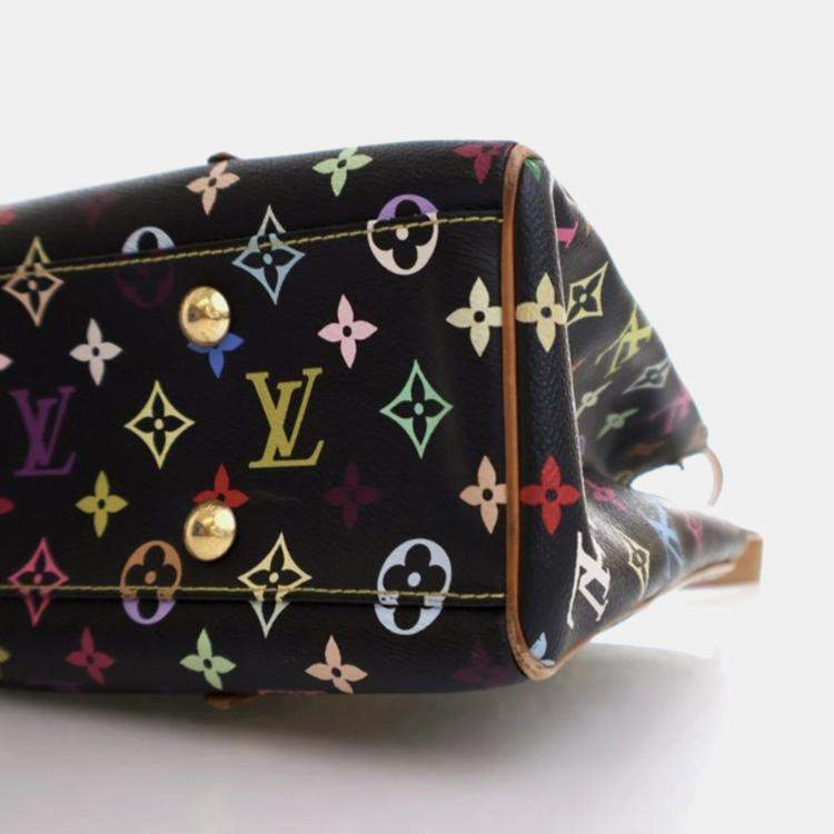Pre Owned Louis Vuitton Aurelia MM Vintage Multicolor Monogram Canvas Tote Bag