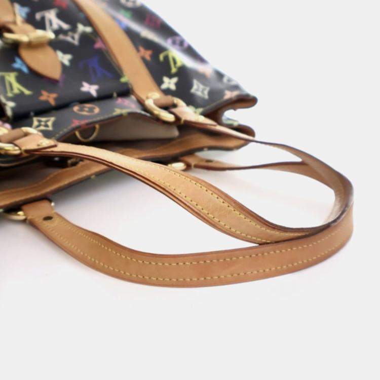 Pre Owned Louis Vuitton Aurelia MM Vintage Multicolor Monogram Canvas Tote Bag