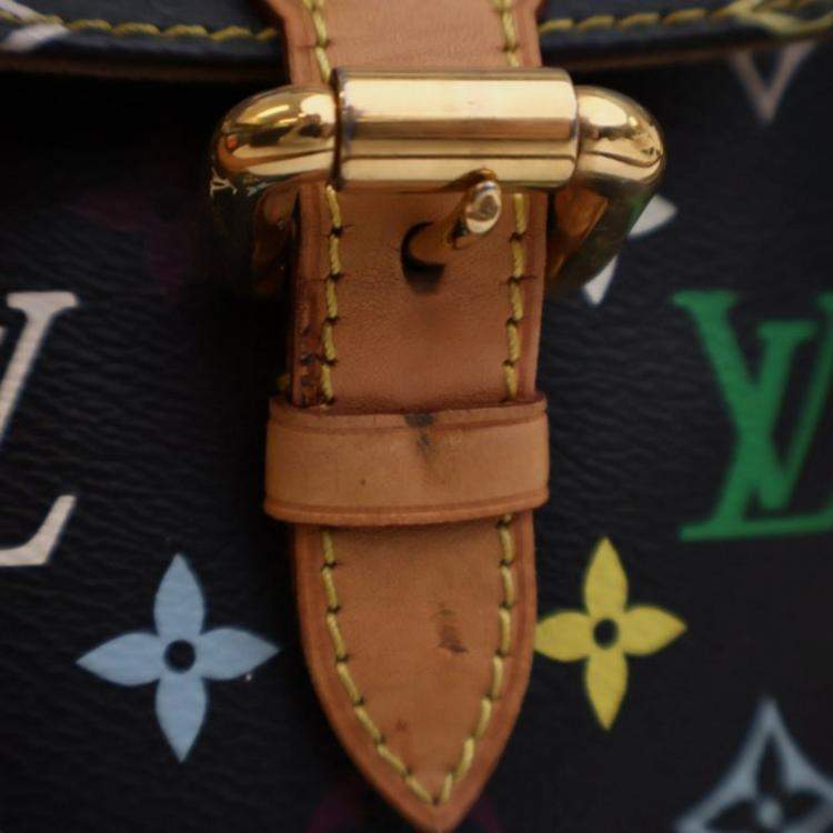 Pre Owned Louis Vuitton Aurelia MM Vintage Multicolor Monogram Canvas Tote Bag