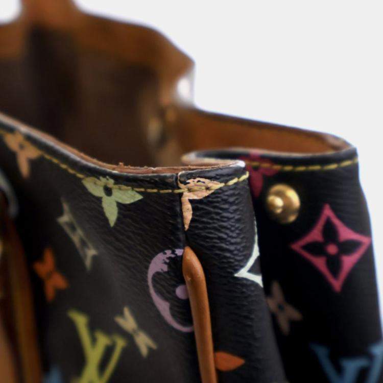 Pre Owned Louis Vuitton Aurelia MM Vintage Multicolor Monogram Canvas Tote Bag