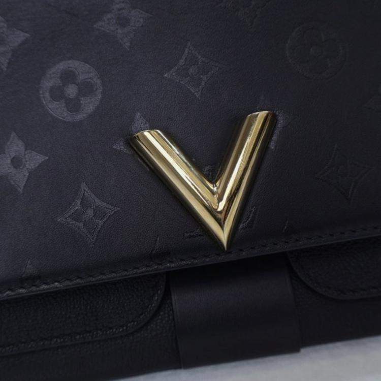 Pre Owned Louis Vuitton Very Black Monogram Canvas Shoulder Bag