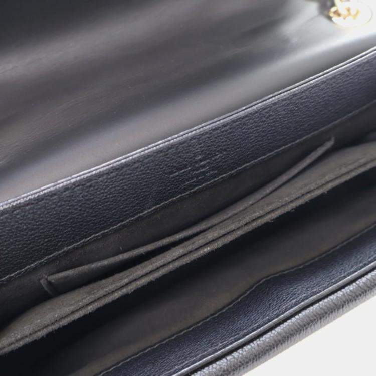 Pre Owned Louis Vuitton Very Black Monogram Canvas Shoulder Bag