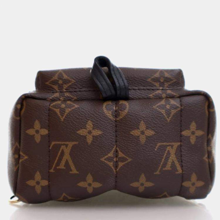 مملوكة مسبقًا Louis Vuitton Palm Springs Mini Brown Monogram Coated Canvas Backpack