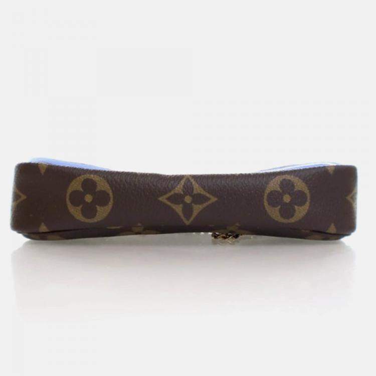 Pre Owned Louis Vuitton Christmas Animation Mini Pochette Monogram Canvas Bag