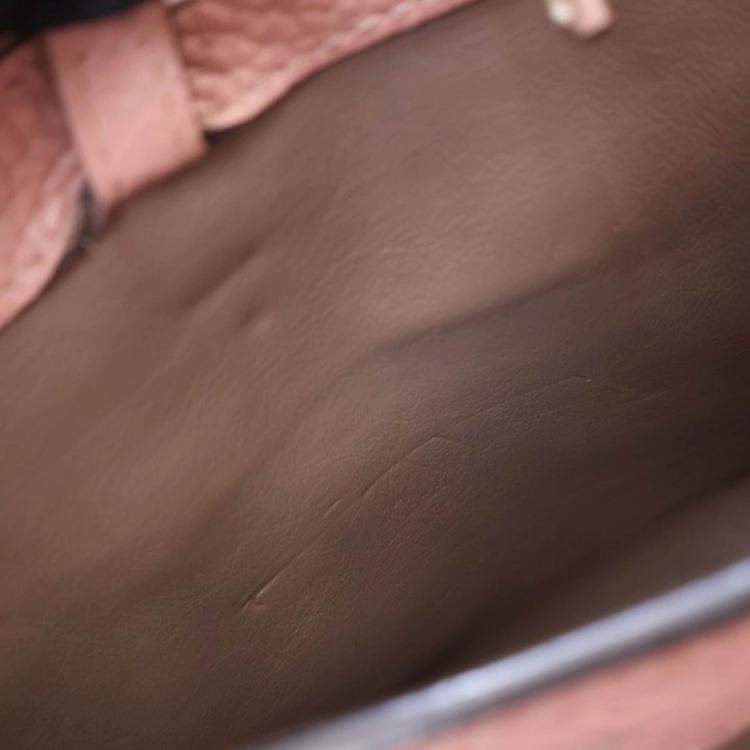 Pre Owned Louis Vuitton Capucines PM Pink Taurillon Leather Handbag
