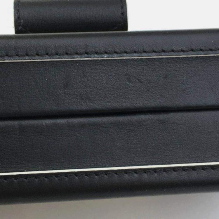 Pre Owned Louis Vuitton Petite Malle Black Monogram Canvas Clutch Bag