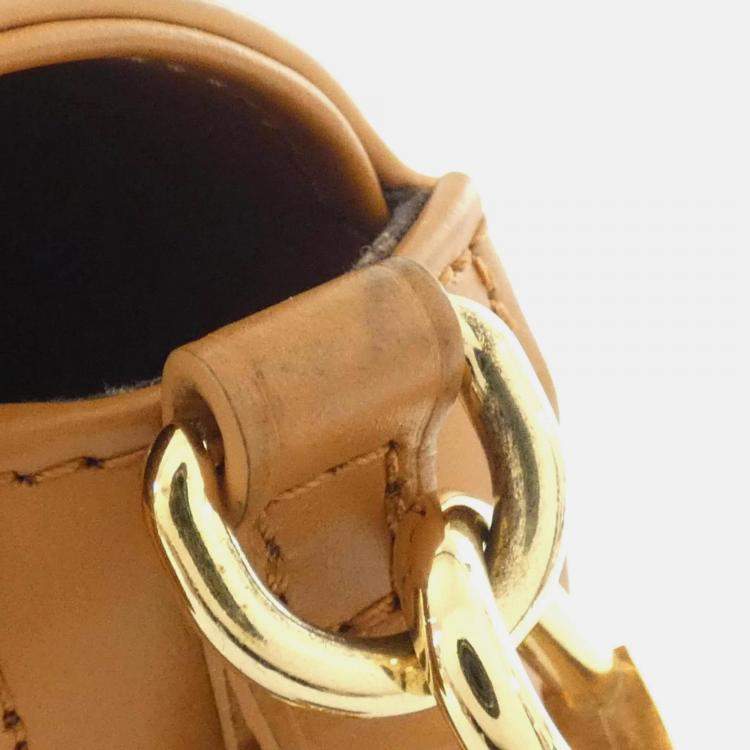 Pre Owned Louis Vuitton Swing Brown Coated Canvas Leather Shoulder Bag