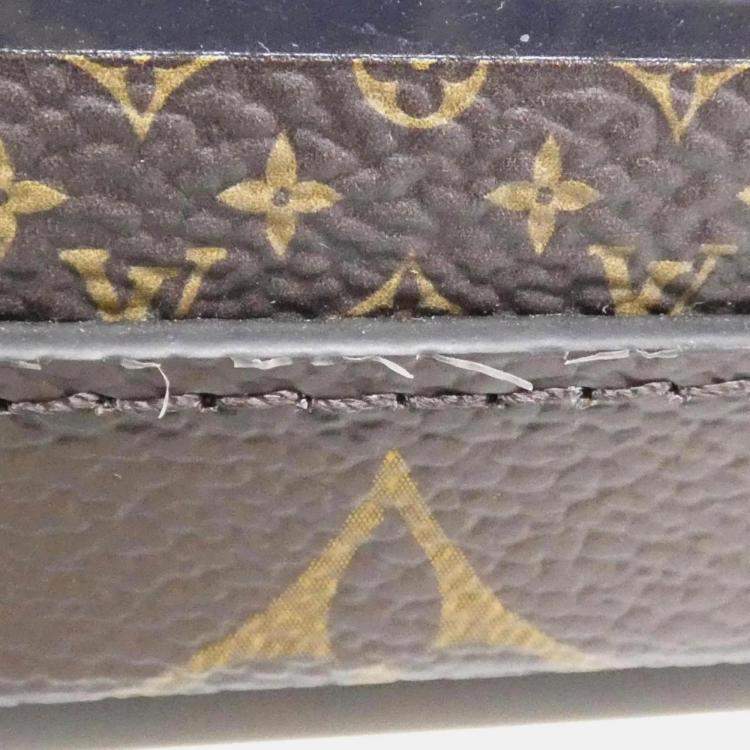 Pre Owned Louis Vuitton Chess Slim Soft Trunk Monogram Shoulder Bag