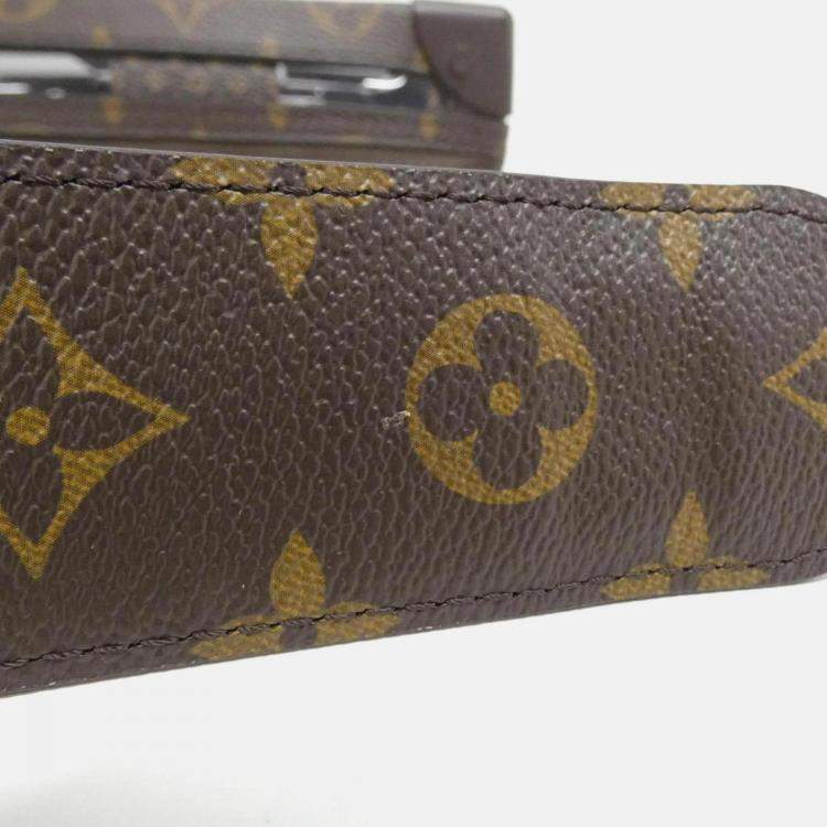 Pre Owned Louis Vuitton Chess Slim Soft Trunk Monogram Shoulder Bag