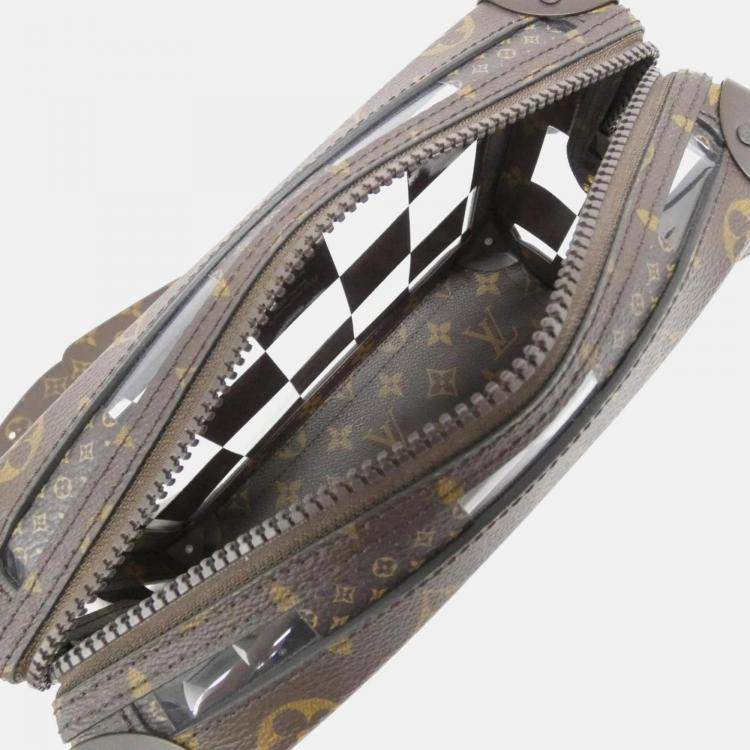 Pre Owned Louis Vuitton Chess Slim Soft Trunk Monogram Shoulder Bag