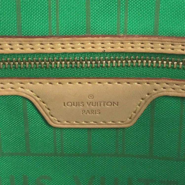 Pre Owned Louis Vuitton Neverfull MM Hawaii Limited Edition Monogram Canvas Tote Bag