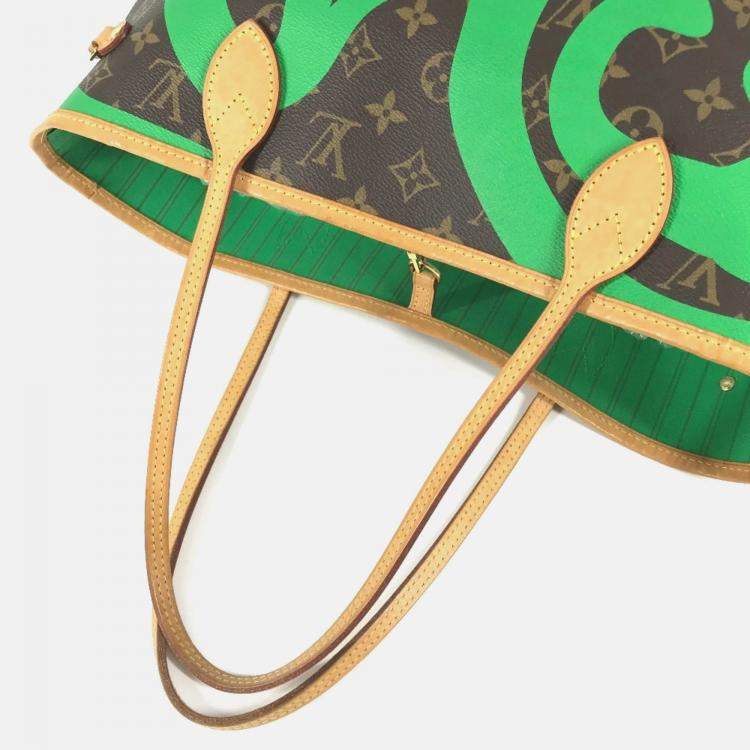 Pre Owned Louis Vuitton Neverfull MM Hawaii Limited Edition Monogram Canvas Tote Bag
