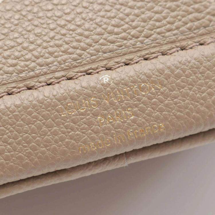 Pre Owned Louis Vuitton Nano Noe Tourterelle Crème Bicolor Monogram Empreinte Leather Handbag