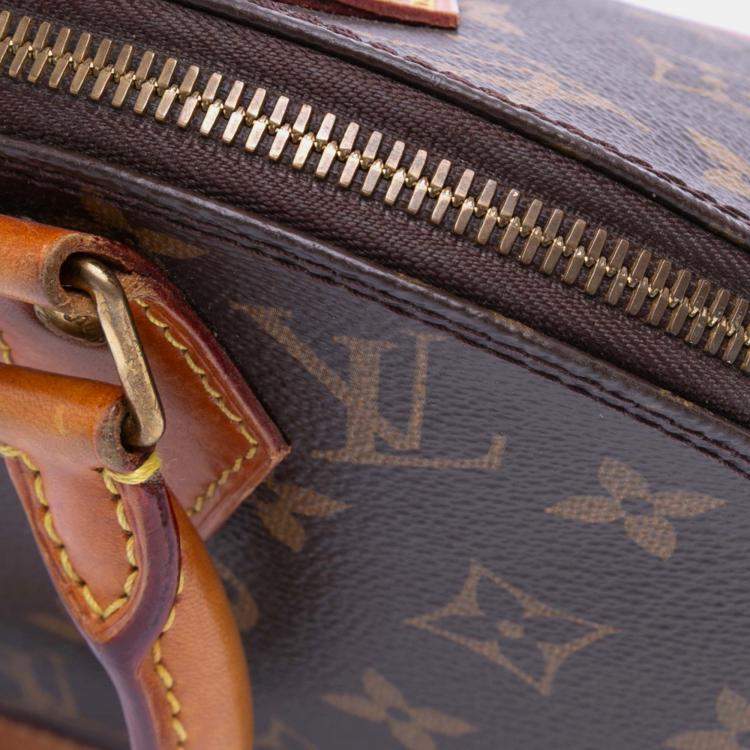 Pre Owned Louis Vuitton Brown Monogram Alma BB Bag