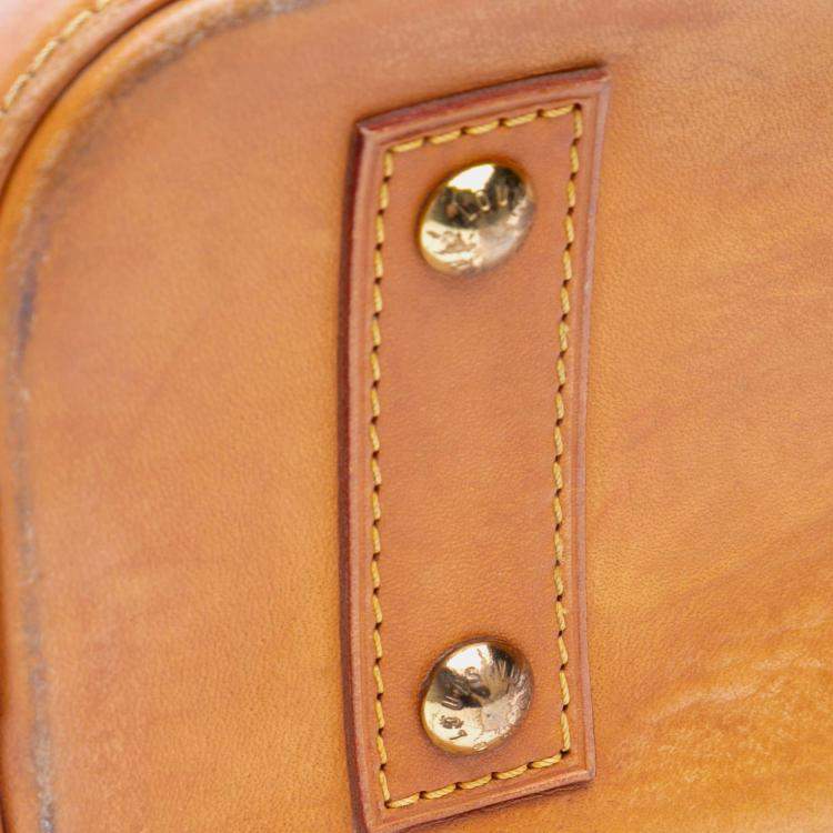 Pre Owned Louis Vuitton Brown Monogram Alma BB Bag