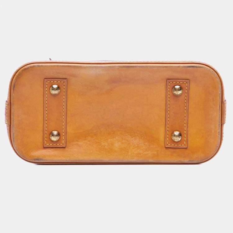 Pre Owned Louis Vuitton Brown Monogram Alma BB Bag