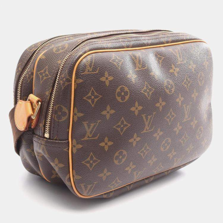 Pre Owned Louis Vuitton Reporter PM Monogram Canvas Shoulder Bag