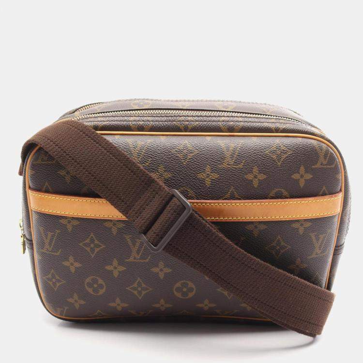 Pre Owned Louis Vuitton Reporter PM Monogram Canvas Shoulder Bag