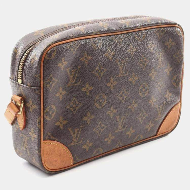Pre Owned Louis Vuitton Trocadero 27 Brown Monogram Crossbody Bag