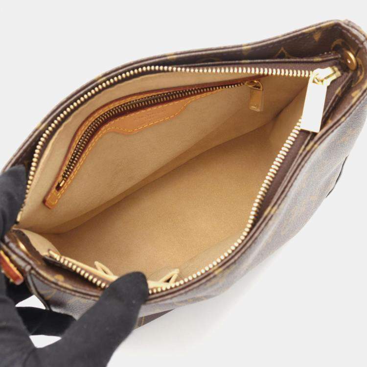 Pre Owned Louis Vuitton Looping MM Brown Monogram Canvas One Shoulder Bag