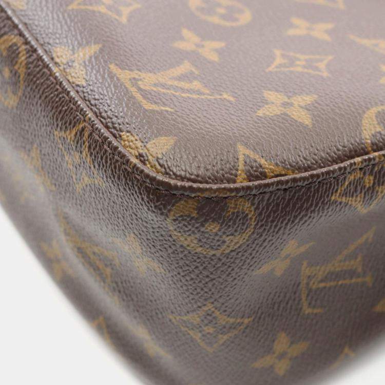 Pre Owned Louis Vuitton Looping MM Brown Monogram Canvas One Shoulder Bag
