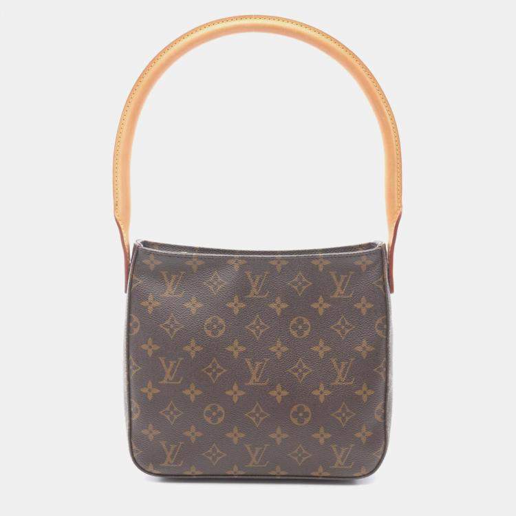 Pre Owned Louis Vuitton Looping MM Brown Monogram Canvas Shoulder Bag
