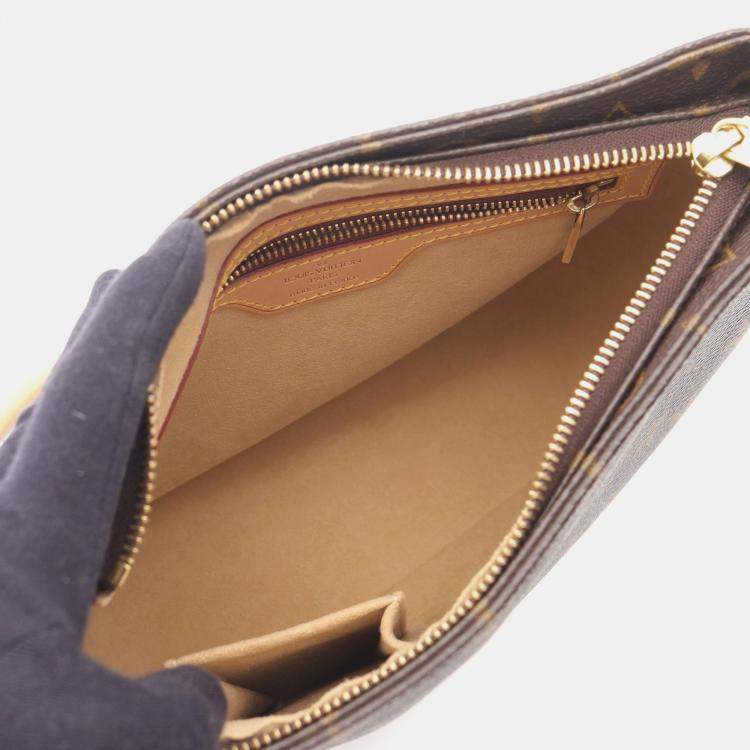 Pre Owned Louis Vuitton Looping MM Brown Monogram Canvas Shoulder Bag